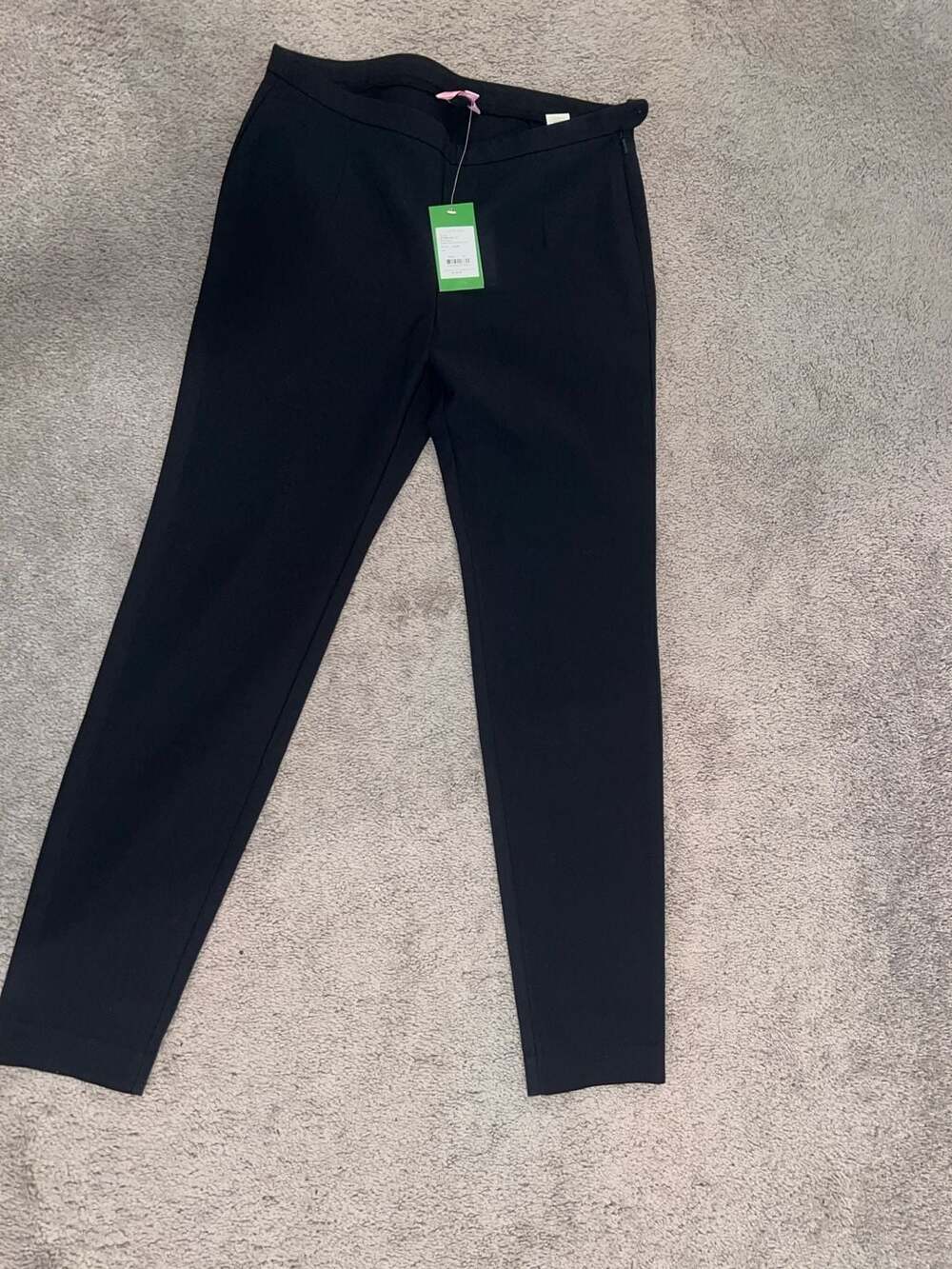 Lilly Pulitzer Alessia Stretch Dinner Pant Midnight Navy Women's Size 10 NWT